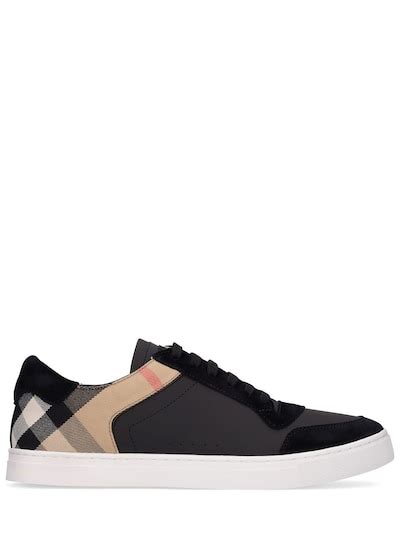 burberry reeth|New reeth check canvas & leather sneaker .